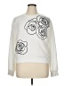 On Twelfth 100% Polyester Floral White Sweatshirt Size XL - photo 1