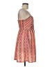 Roxy 100% Polyester Chevron-herringbone Orange Cocktail Dress Size M - photo 4