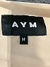 AYM 100% Polyester Solid Ivory Formal Skirt Size M - photo 4