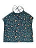 Lime Ricki Animal Print Teal Swimsuit Top Size 4X - photo 1