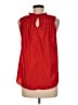 Joie 100% Polyester Red Sleeveless Blouse Size M - photo 2