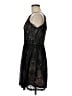 Francesca's 100% Polyester Black Cocktail Dress Size M - photo 5