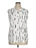 Timeson 100% Polyester Silver Sleeveless Blouse Size XL - photo 1