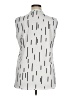Timeson 100% Polyester Silver Sleeveless Blouse Size XL - photo 2