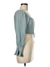 Olivaceous 100% Rayon Teal Cardigan Size M - photo 4