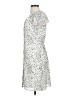 H&M 100% Polyester Print Ivory Casual Dress Size 2 - photo 5