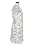 H&M 100% Polyester Print Ivory Casual Dress Size 2 - photo 4