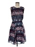 Maison Jules 100% Polyester Paisley Blue Casual Dress Size M - photo 1