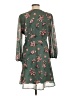 Madewell 100% Polyester Floral Green Cocktail Dress Size 10 - photo 2