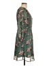 Madewell 100% Polyester Floral Green Cocktail Dress Size 10 - photo 4
