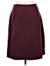 Covington Solid Burgundy Casual Skirt Size 10 (petite) - photo 2