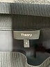 Theory 100% Polyester Solid Black Formal Skirt Size S - photo 4