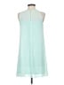 BCX 100% Polyester Solid Teal Casual Dress Size S - photo 2