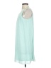 BCX 100% Polyester Solid Teal Casual Dress Size S - photo 5