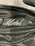 Motel 100% Polyester Metallic Black Cocktail Dress Size XS - photo 6