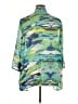 Slinky Brand 100% Polyester Green Cardigan Size 1X - photo 2