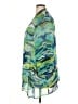 Slinky Brand 100% Polyester Green Cardigan Size 1X - photo 5