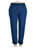 Woman Within Blue Active Pants Size 18 Petite (L) - photo 1