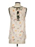 ModCloth 100% Polyester Ivory Sleeveless Blouse Size S - photo 2