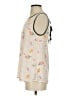 ModCloth 100% Polyester Ivory Sleeveless Blouse Size S - photo 5