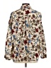 Zara Basic Floral Ivory Long Sleeve Blouse Size M - photo 2