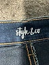 Style&Co Solid Blue Jeans Size 14 - photo 7
