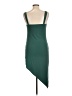Cider Solid Green Cocktail Dress Size L - photo 2