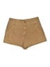 Universal Thread 100% Cotton Solid Tan Khaki Shorts Size 14 - photo 1