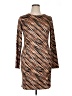 Leith Animal Print Brown Casual Dress Size XL - photo 1