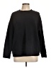 Vince. 100% Cotton Solid Black Sweatshirt Size L - photo 1