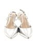 Nine West Metallic Silver Heels Size 8 1/2 - photo 2