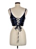 Lulus 100% Polyester Silver Sleeveless Top Size M - photo 2