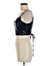 Lulus 100% Polyester Silver Sleeveless Top Size M - photo 5