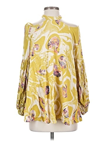 Free People 3/4 Sleeve Blouse (view 1)