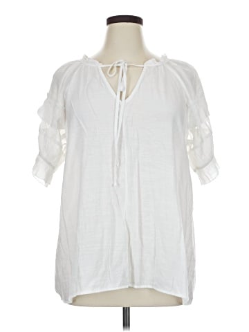 NY Collection Short Sleeve Blouse (view 1)