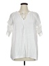 NY Collection White Short Sleeve Blouse Size 1X - photo 1