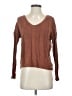 Hippie Rose Brown Pullover Sweater Size XS - photo 1