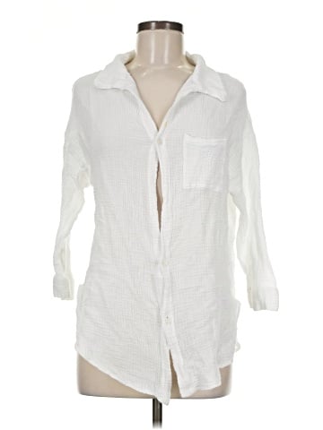 Kona Sol 3/4 Sleeve Button-Down Shirt (view 1)