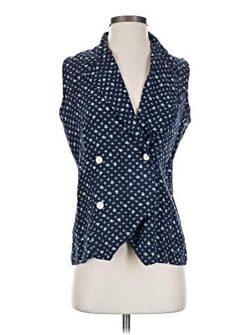 Copper Key Sleeveless Button-Down Shirt (view 1)