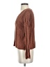 Hippie Rose Brown Pullover Sweater Size XS - photo 5