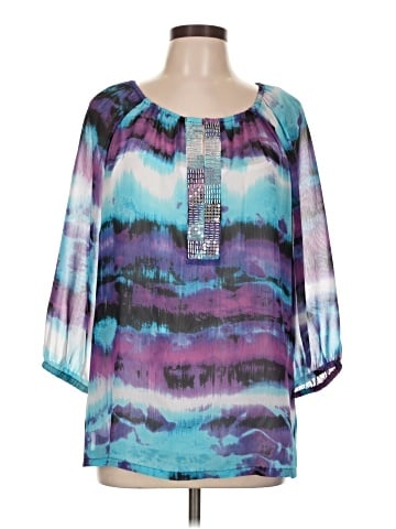 Laura Ashley 3/4 Sleeve Blouse (view 1)