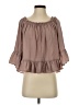 Abbeline Brown 3/4 Sleeve Blouse Size S - photo 1