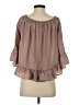 Abbeline Brown 3/4 Sleeve Blouse Size S - photo 2