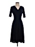 MSK Solid Black Casual Dress Size S - photo 1