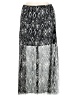 Forever 21 100% Polyester Graphic Silver Casual Skirt Size M - photo 2
