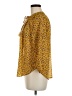 MASON & BELLE 100% Polyester Yellow 3/4 Sleeve Blouse Size M - photo 5