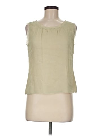 Albert Nipon Sleeveless Silk Top (view 1)