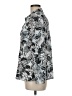 Coral Bay 100% Polyester Paisley Silver Long Sleeve Blouse Size M - photo 5