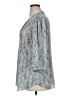 Rose + Olive 100% Polyester Gray 3/4 Sleeve Blouse Size 1X - photo 5