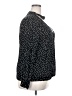 Torrid 100% Rayon Polka Dots Black Long Sleeve Blouse Size 2X Plus (2) - photo 4